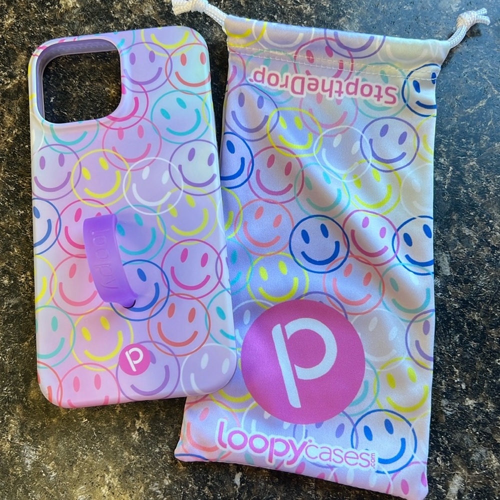 Loopy Case Multicolor Smiley Phone Case